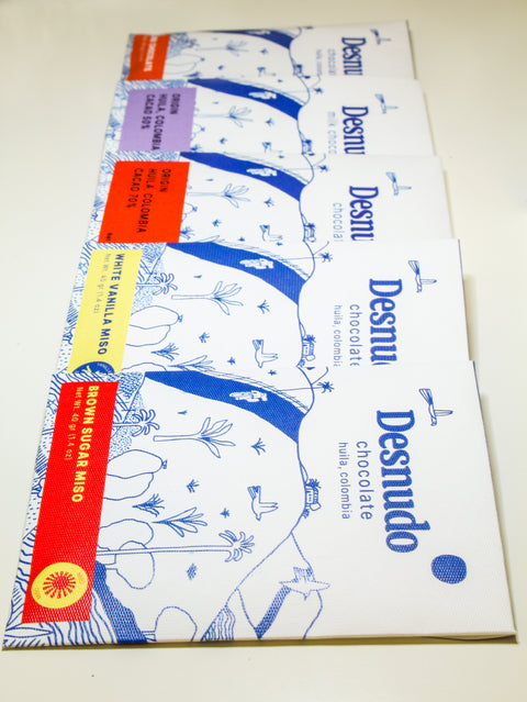 Desnudo Chocolate Gift Box (5 Chocolates · 5 Flavors)