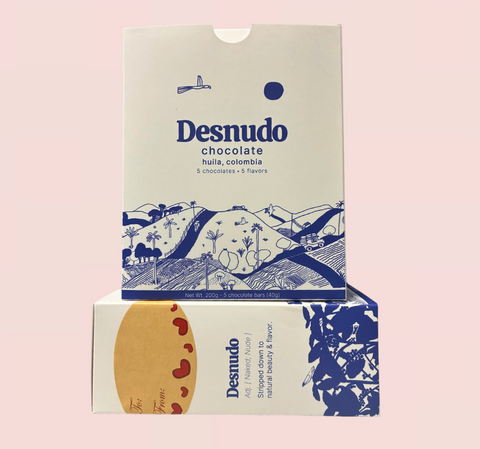 Desnudo Chocolate Gift Box (5 Chocolates · 5 Flavors)