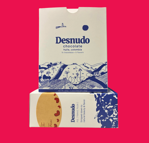 Desnudo Chocolate Gift Box (5 Chocolates · 5 Flavors)