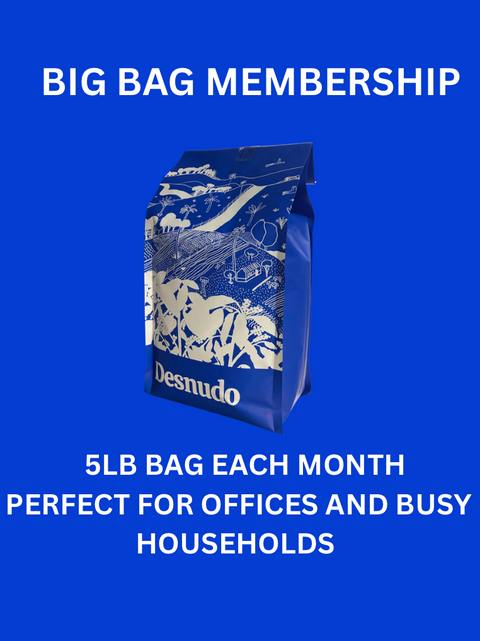 Membresía Desnudo Big Bag | 95,00 por bolsa (5 lb) 